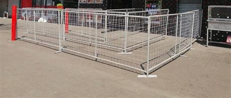 Temporary fencing for hire