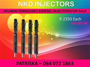 DIESEL INJECTORS FOR HYUNDAI TERRACAN 2.9 FOR SALE