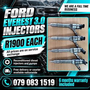 FORD EVEREST 3.0 INJECTORS FOR SALE WITH WARRANTY 