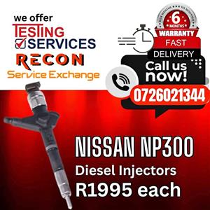 Nissan NP300 diesel injectors for sale