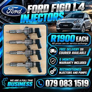 FORD FIGO 1.4 INJECTORS FOR SALE WITH WARRANTY 
