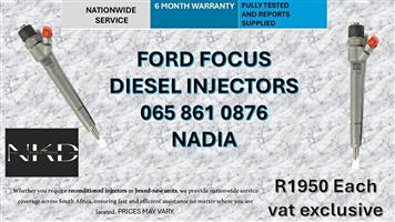FORD FOCUS DIESEL INJECTORS FOR SALE -RECONDITIONED AND NEW