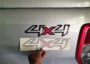 Ford Ranger side 4x4 stickers decals