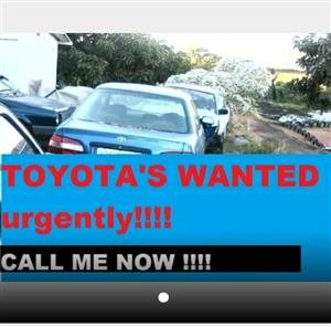 Toyota's wanted 