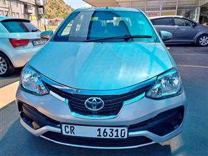 2016 TOYOTA ETIOS SEDAN 1.5  73 000KM SILVER MANUAL PETROL