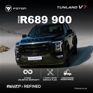 2026 Foton Tunland V7 4x2 VLX For Sale