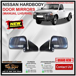 NISSAN HARDBODY DOOR MIRRORS (MANUAL LHS/RHS)