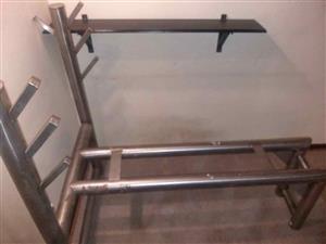 Stainless steel weight bench