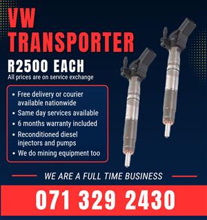 VW TRANSPORTER 2.0 INJECTORS FOR SALE WITH WARRANTY INCLUDED 