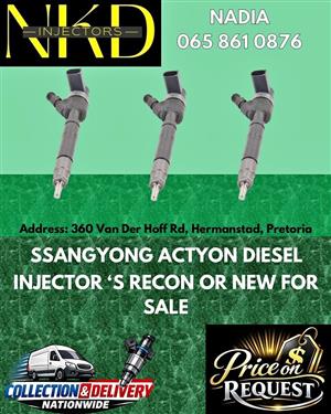 SSANGYONG ACTYON DIESEL INJECTORS FOR SALE - 6 MONTHS WARRANTY