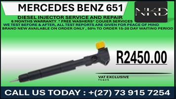 Mercedes Sprinter Delphi Diesel Injectors 