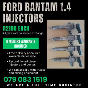 FORD BANTAM 1.4 INJECTORS FOR SALE WITH WARRANTY 