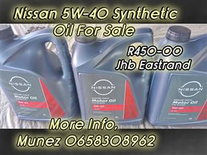 Nissan 5W-40 Synthetic Engine Oil For Sale