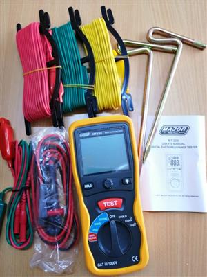 Electrical Meter: Digital Earth Resistance Tester Major Tech MT330
