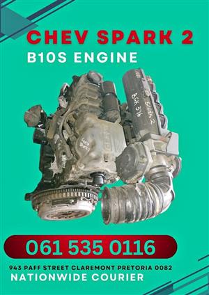 Chev spark 2 B10S engine 