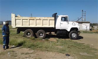 12 cube tipper that used to be a horse going for R135000 