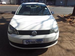 2013 VW POLO VIVO 1.6 SEDAN COMFORTLINE MANUAL  PETROL WHITE COLOR  120.000KM 