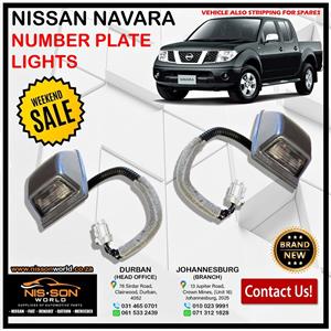 NISSAN NAVARA NUMBER PLATE LIGHTS