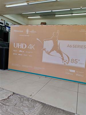Brand new Hisense 85 inch smart 4k ultrs hd TV is on special  Black Friday special 