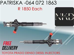 TOYOTA PRADO DIESEL INJECTORS FOR SALE