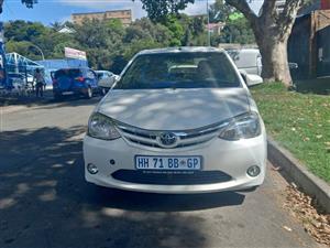 2014 Toyota, Etios 1.5 Hatchback  Manual, White  