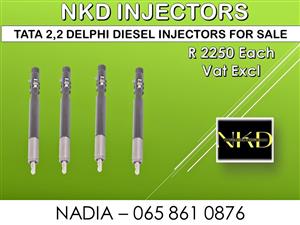TATA 2.2 DIESEL INJECTORS FOR SALE ON SERVICE EXCHANGE.