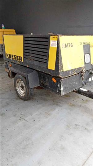 250cfm diesel compressor