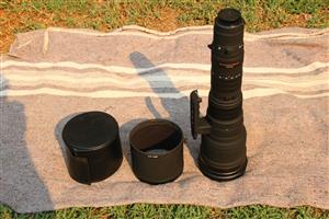 SIGMA 300-800mm Zoom Lens f5.6 for Canon.