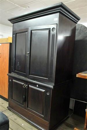 DARK BROWN 2PC TV UNIT S067262B