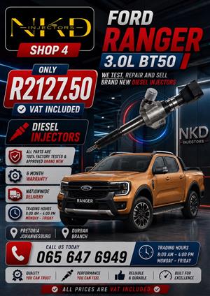 Ford_Ranger_3L_BT50_Diesel_Injectors