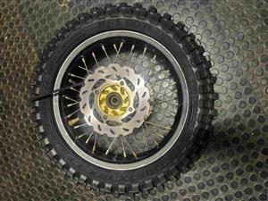 Yamaha motorcycle YZ85 Small wheels set