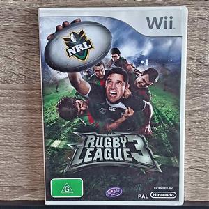 Rugby League 3 Nintendo Wii Game