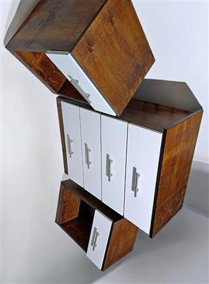 Chest of drawers and pedestals