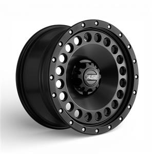 17″ A-Line Avalanche 5/127 Satin Black Flow Form Alloy Wheels