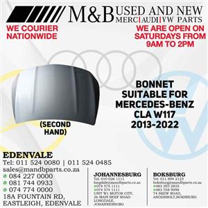 Bonnet (Second Hand) Suitable for Mercedes-Benz CLA W  Part Number: A