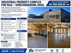 Vorsterskroon Industrial 3976m² for sale
