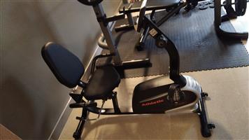 Athletic Recumbent fitness exercise bike