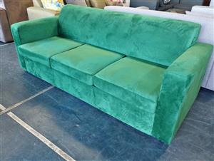 Three seater couch on sale- Emerald green