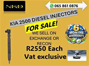 KIA 2500 DIESEL INJECTORS FOR SALE WITH WARRANTY GIYANI