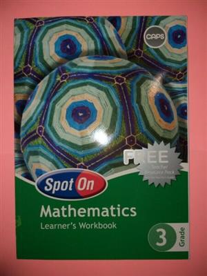 Mathematics - Learner's Workbook - Grade 3 - CAPS - Spot On.  