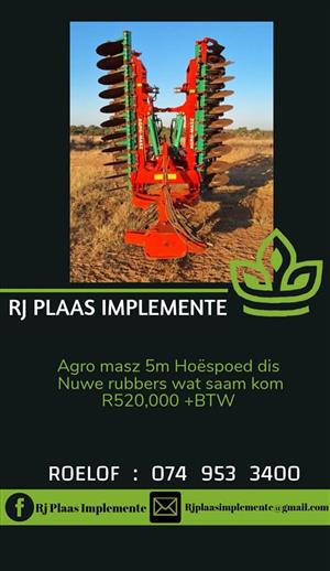 Agro masz 5m Hoëspoed dis