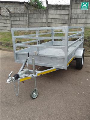 3 METER SINGLE AXLE BRAKED UTILITY TRAILER 1.5 TON GALVANIZED