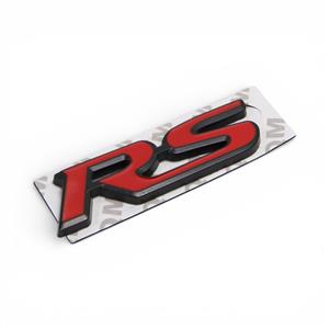 RS Edition Design Raised Adhestive Badge (Red)