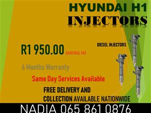 HYUNDAI H1 DIESEL INJECTORS FOR SALE WITH WARRANTY