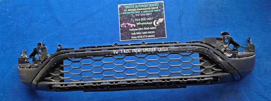 VW T-Roc Front Bumper Spoiler Grille