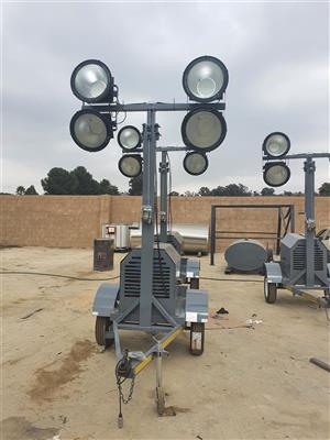 Mobile lighting plant