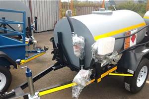 1000 LITRE HIGH GRADE STEEL BOWSER - PRESSURE TESTED - SUITABLE FOR DIESEL/ PARA