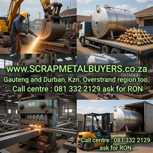 Need to sell Scrap Metal Durban KZN. Large corporate loads Cut and collected