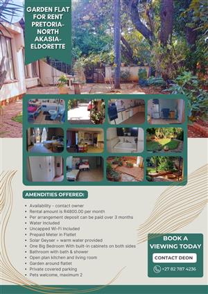 Renting a garden flat