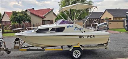85hp Yamaha Cabin Boat Interceptor 165